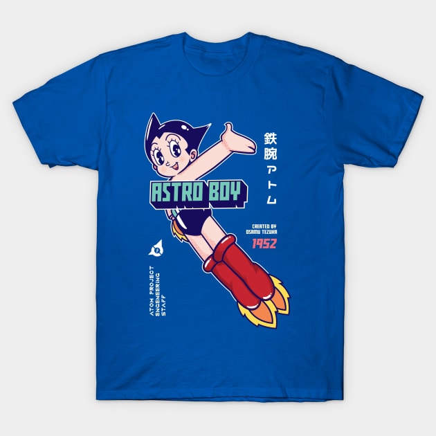 astroboy - mighty atom T-Shirt by Playground